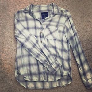 American Eagle Plaid Button Down